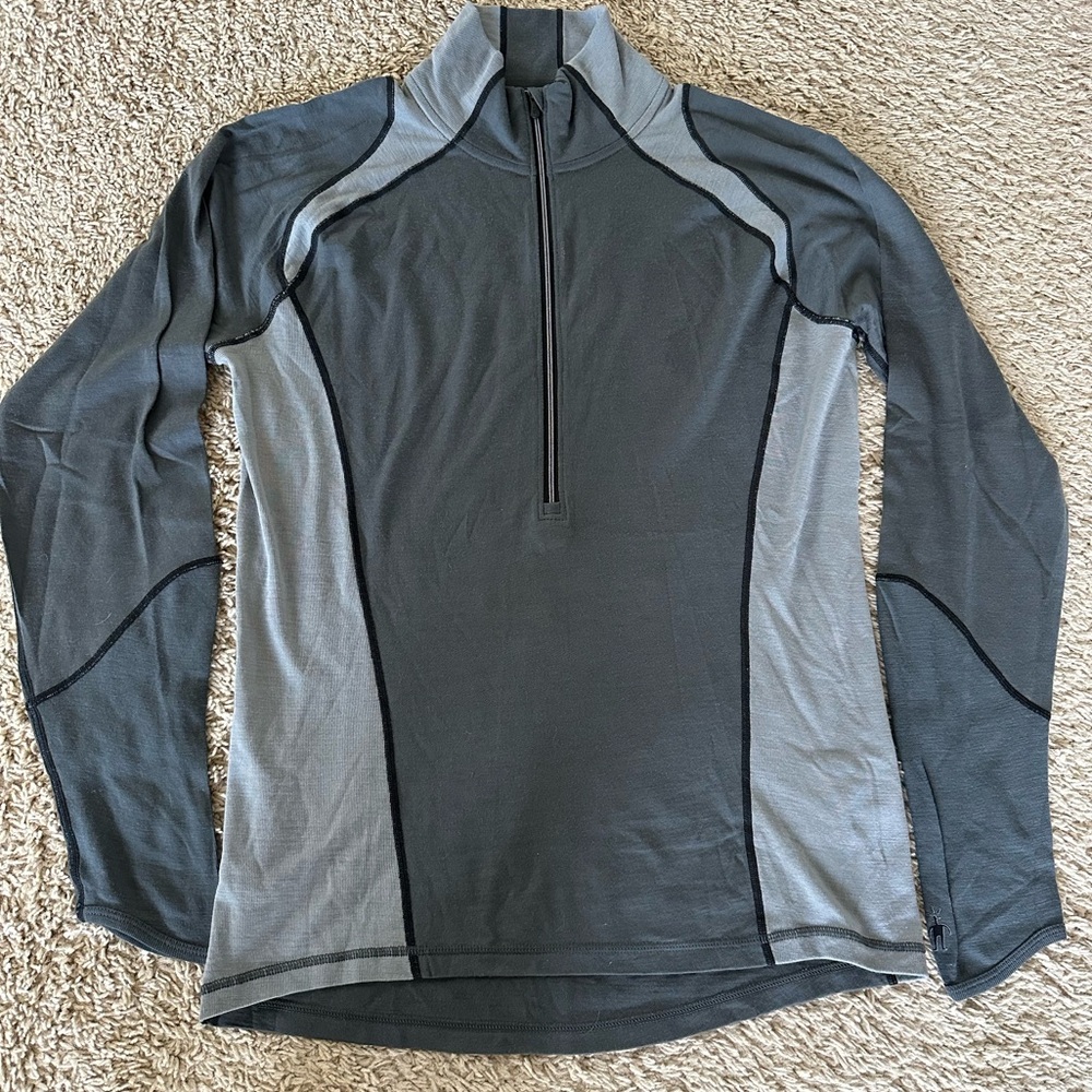 Men’s Smartwool 1/2 Zip Base Layer - image 1